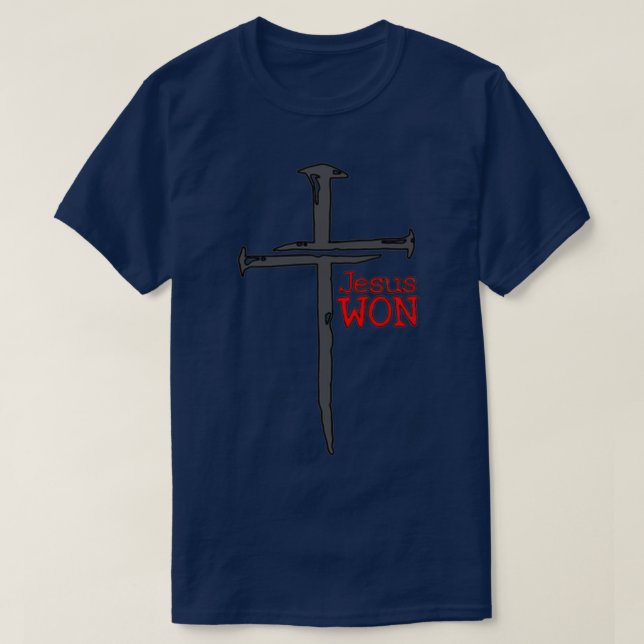Jesus Won T-Shirt (Design vorne)