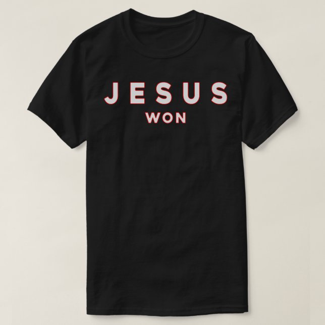 Jesus Won T-Shirt (Design vorne)