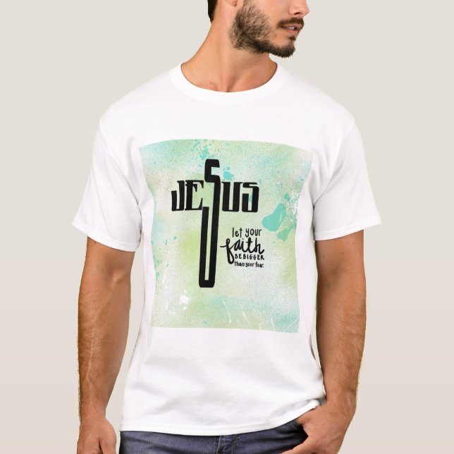 Jesus Word Art T-Shirt (Vorderseite)