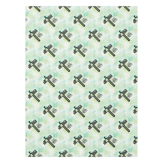 Jesus Word Art Tischdecke (Vorderseite)