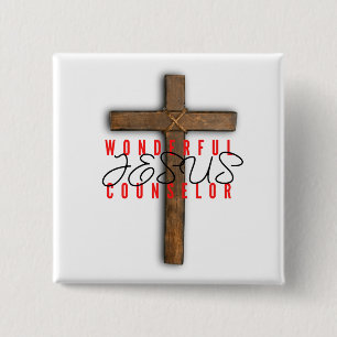 Jesus Wunderbarer Counselor Button