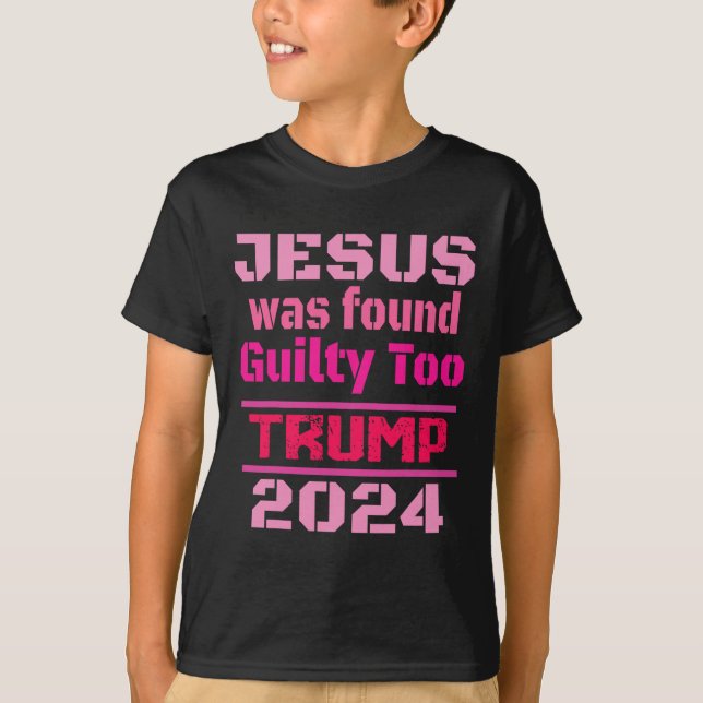 Jesus wurde für schuldig befunden, um Amerika zurü T-Shirt (Vorderseite)