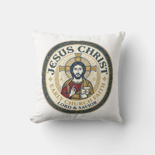 Jesus Wüstenväter Altes Christliches T-Shirt Ins Kissen