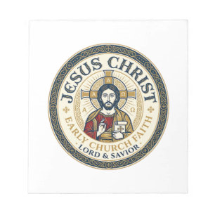 Jesus Wüstenväter Ancient Christian T-Shirt Ins Notizblock