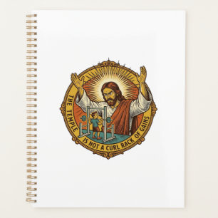 Jesus Wütende Bizepscurls Squat Rack Gym Ärger H Planer
