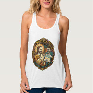 Jesus wütender Nachbar Lärmbeschwerde Laut Party C Tank Top