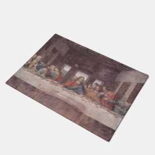 Jesus "Yeshua" Das Letzte Abendmahl, Leonardo da V Fußmatte