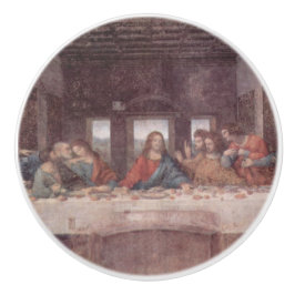 Jesus "Yeshua" Das letzte Abendmahl, Leonardo da V Keramikknauf