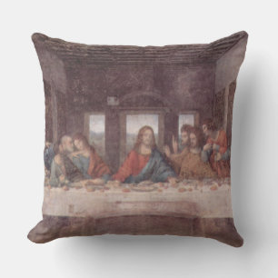 Jesus "Yeshua" Das letzte Abendmahl, Leonardo da V Kissen