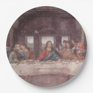 Jesus "Yeshua" Das letzte Abendmahl, Leonardo da V Pappteller
