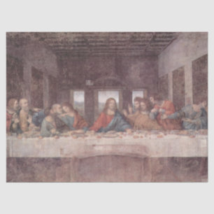 Jesus "Yeshua" Das Letzte Abendmahl, Leonardo da V Seidenpapier
