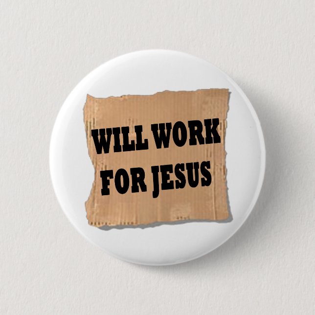 Jesus-Zeichen (Knopf) Button (Vorderseite)