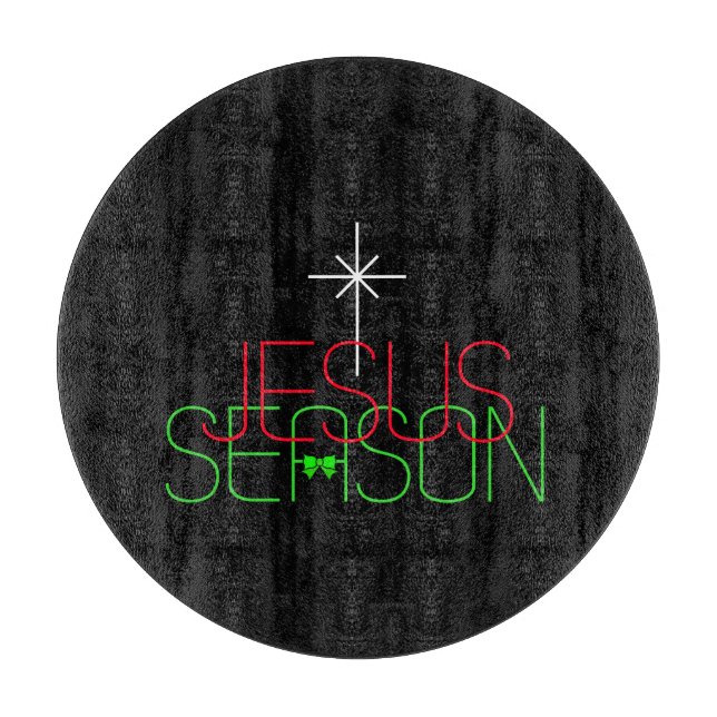 Jesus-Zeit Schneidebrett (Vorderseite)