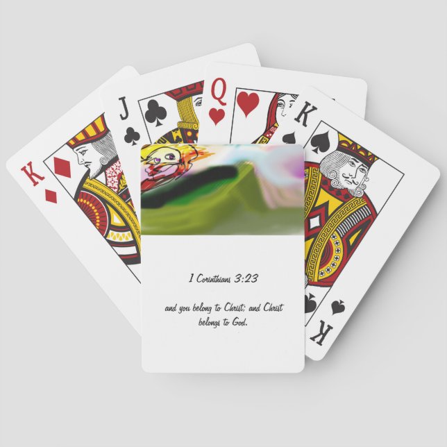 Jesus zuerst spielkarten (Rückseite)