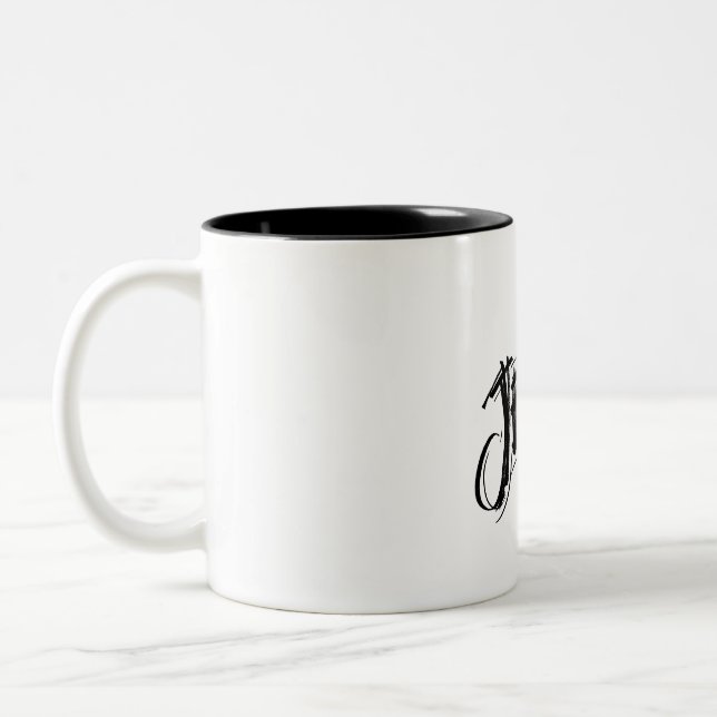 Jesus Zweifarbige Tasse (Links)