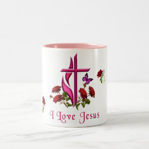 Jesus Zweifarbige Tasse