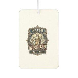 Jesus zweisprachige multikulturelle Familien-Shirt Autolufterfrischer