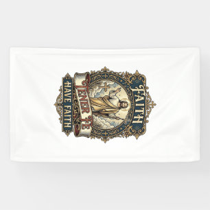 Jesus zweisprachige multikulturelle Familien-Shirt Banner
