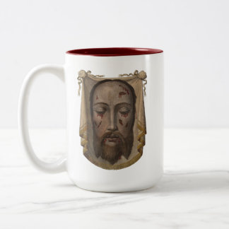 Jesusfeind - Veronicas Schleier-Tasse Zweifarbige Tasse