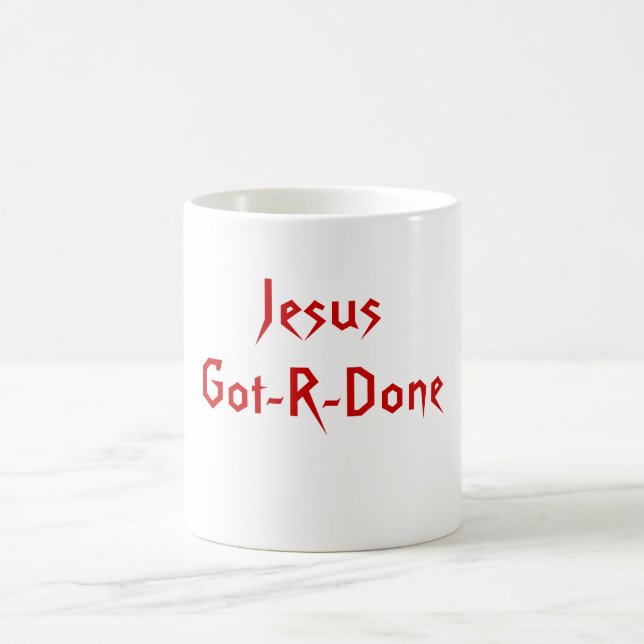 JesusGot-R-Getan Tasse (Mittel)