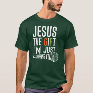 Jesushe Geschenk Ich rappe es nur Junge T-Shirt