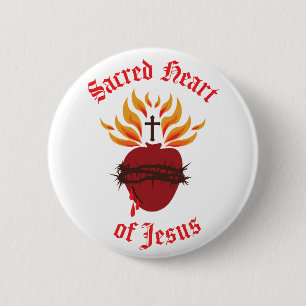 Jesusherz Button