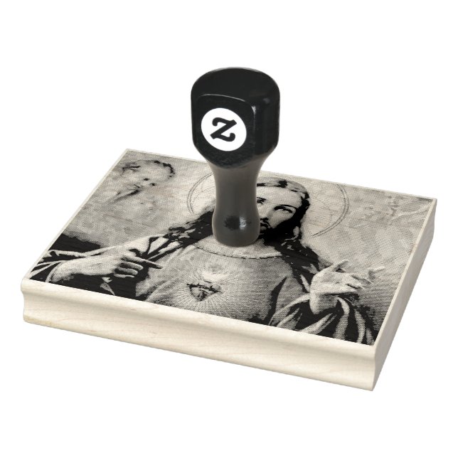 Jesusherz Gummistempel (Stempel)