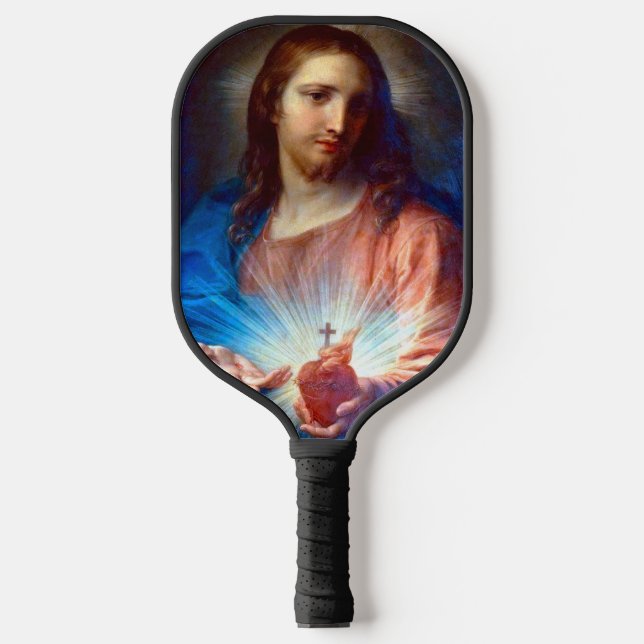 Jesusherz Pickleball Schläger (Vorderseite)