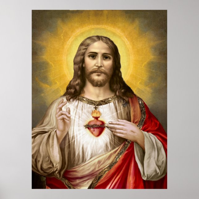 Jesusherz Poster (Vorne)