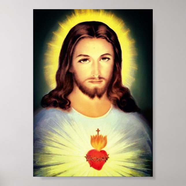 Jesusherz Poster (Vorne)