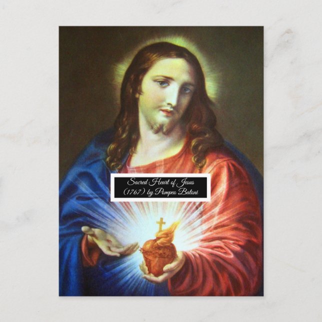 Jesusherz Postkarte (Vorderseite)