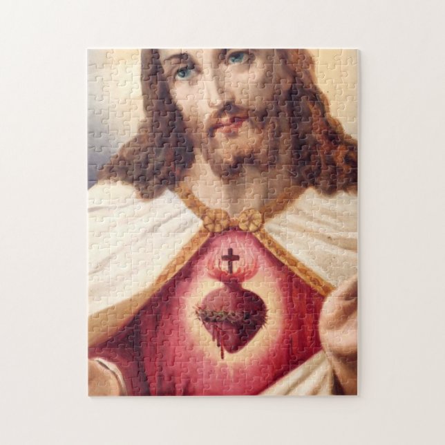 Jesusherz Puzzle (Vertikal)