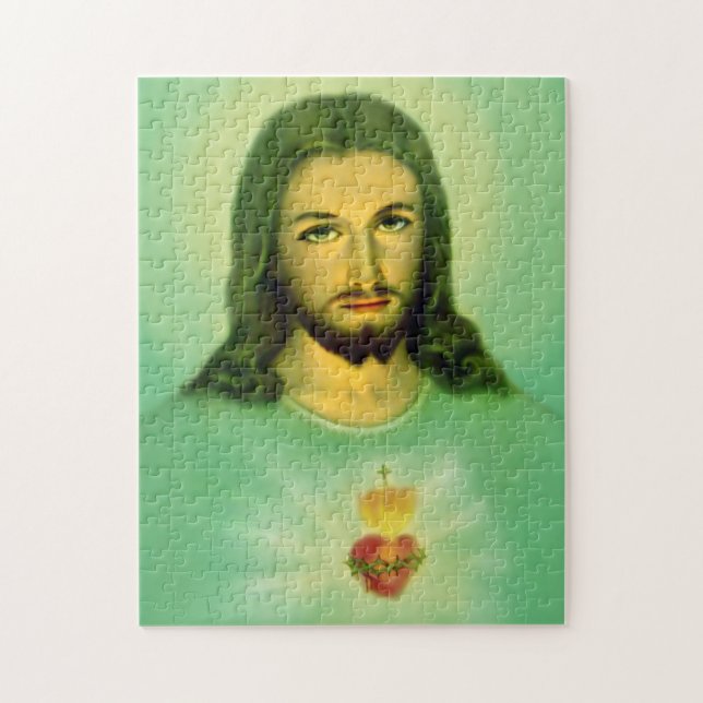 Jesusherz Puzzle - Sagrado Corazon (Vertikal)