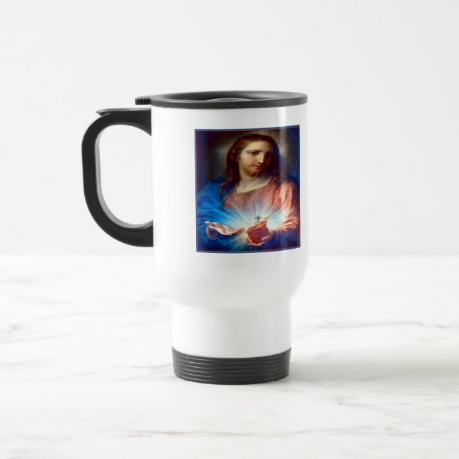 Jesusherz Reisebecher (Links)
