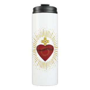 Jesusherz Thermosbecher