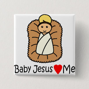 Jesuskind (Lieben) Button