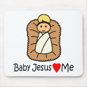 Jesuskind (Lieben) Mousepad