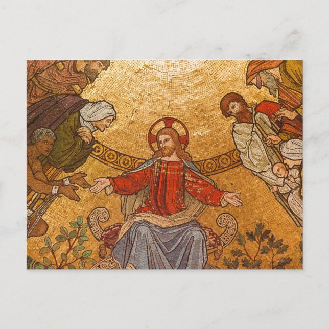 Jesusmusmosaik Postkarte (Vorderseite)