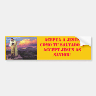 Jesusquerrettung, ACEPTA ein JESUS COMO TU S… Autoaufkleber