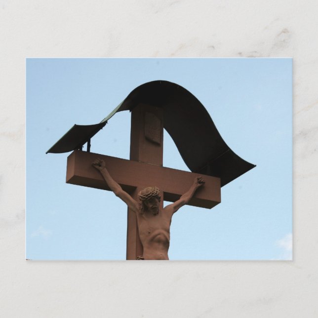 Jesuvkreuz Postkarte (Vorderseite)