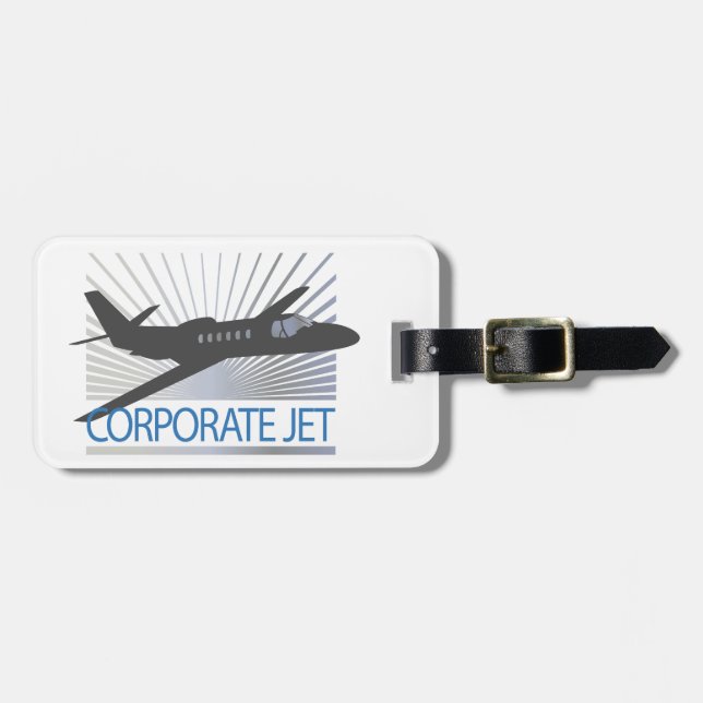 Jet Aircraft Gepäckanhänger (Vorderseite horizontal)