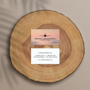 Jet Airplane Business Card Visitenkarte