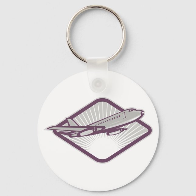 Jet Airplane Schlüsselanhänger (Vorderseite)