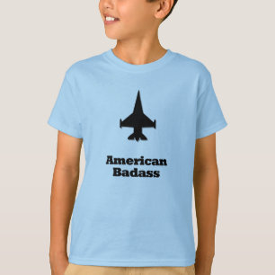 Jet American Badass kämpfen T-Shirt