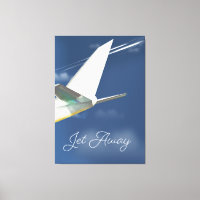 Jet Away Reiseplakat.