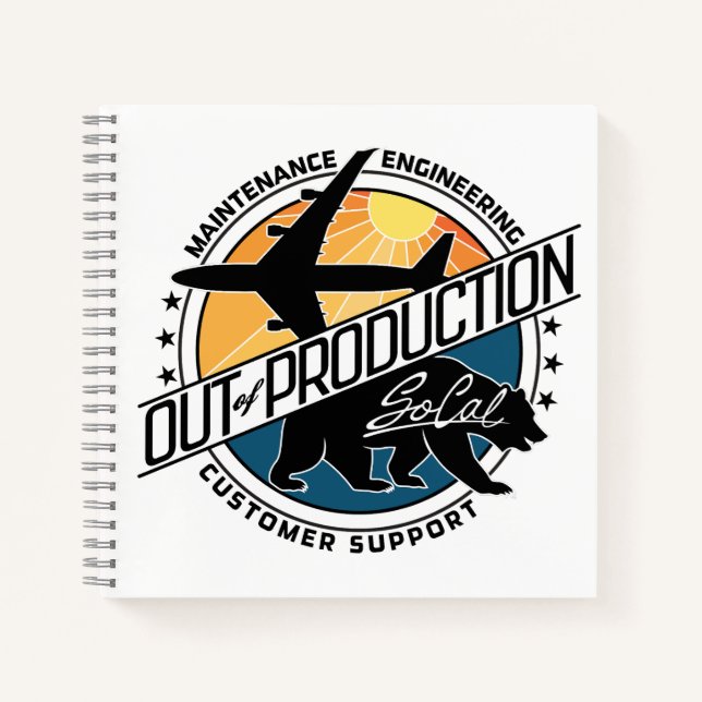 Jet & Bear-Notebook Notizbuch (Vorderseite)