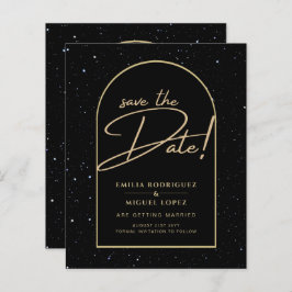 JET BLACK GOLD Starry Night Wedding RETT DATE