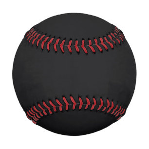 Jet Black Solid Color Baseball