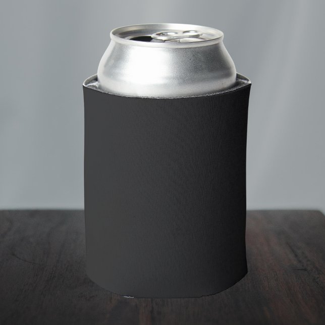 Jet Black Solid Color Dosenkühler (Von Creator hochgeladen)