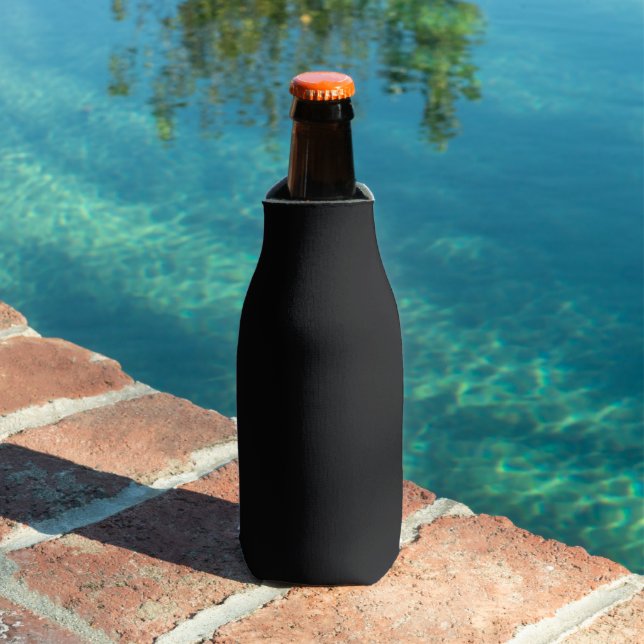 Jet Black Solid Color Flaschenkühler (In Situ Pool)